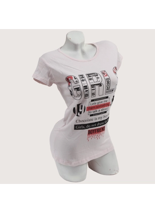 Фото ottodix Жіноча футболка Ottodix 1004 Пудра (23242) – Футболки, колір <color>, ціна 74.01<currency>