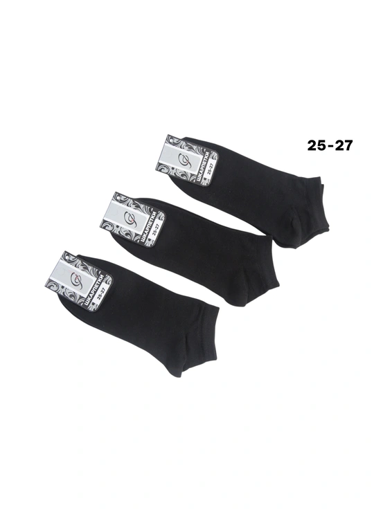 Шкарпетки чоловічі короткі 0062 Чорний - магазин нижнего белья оптом Dolche Noche