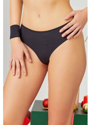 Фото Cottonhill Жіночі труси бразиліана 7013  5с Чорний (23430) – Бразилианы, цвет <color>, цена 74.46<currency>