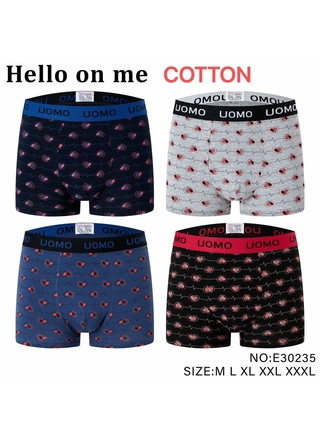 Фото HELLO Трусы мужские Hello on me+ E30235 (23044) – Мужские трусы, цвет <color>, цена 64.96<currency>