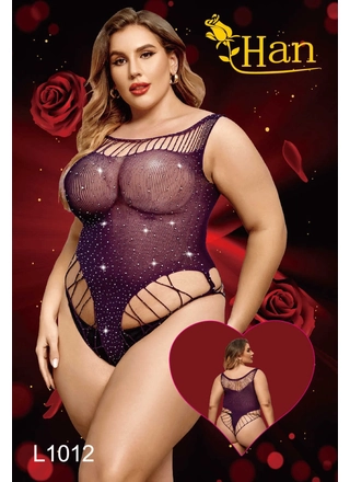 Фото Без Бренда Боді сітка 1012 (20969) – Еротичні боді, корсети та комбінезони, колір <color>, ціна 152.68<currency>