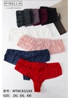 Батальні розміри Жіночі труси FINELLA 83224 7а - жіноча білизна оптом у Dolche Noche