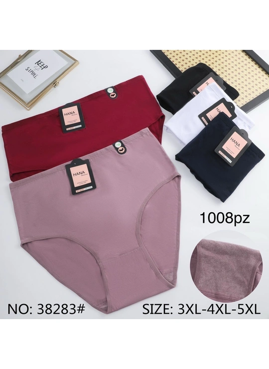 Батальные размерыТрусы женские HANA 38283 12д - женское белье оптом в Dolche Noche