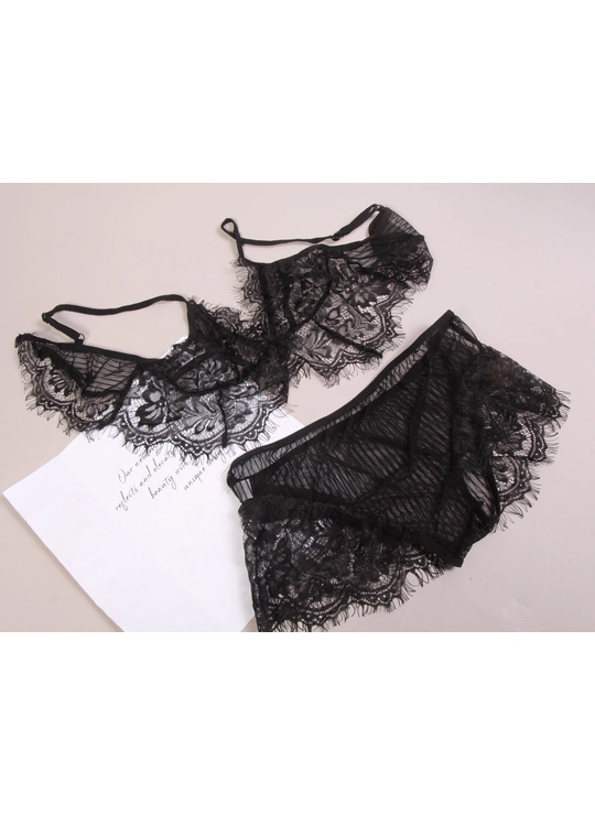 КружевныеКомплект кружевной 1608 - женское белье оптом в Dolche Noche