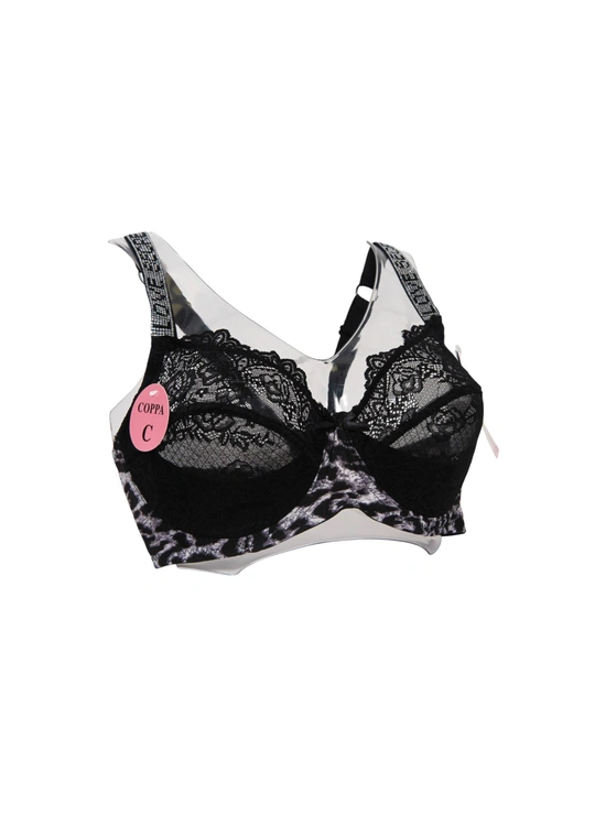 Чашка CБюстгальтер с кружевом и декором (С) ROSA JUNIO 41311 - женское белье оптом в Dolche Noche