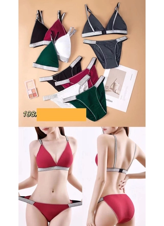 Фото YADAILI Комплект Топик-трусики Yadali 198 Різні кольори (17630) – Топ + труси, колір <color>, ціна 142.79<currency>