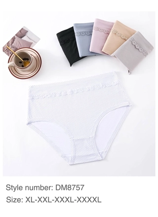 Фото Yutu Трусы женские Yutu DM8757 13д (20562) – Батальные размеры, цвет <color>, цена 45.10<currency>