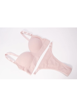 Фото Без Бренда Комплект бюстгальтер-трусы 1305 (17007) – Топы, майки, цвет <color>, цена 134.82<currency>