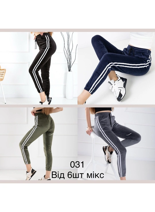 Велюровые комплекты, штаныЖенские брюки велюр D&A KHW 031 - женское белье оптом в Dolche Noche