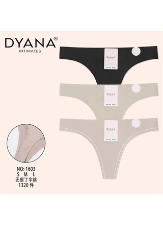 Фото Dyana Жіночі безшовні стрінги DYANA 1603 2а (21952) – Безшовні трусики, колір <color>, ціна 41.64<currency>