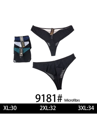 Фото TEYI Труси жіночі NADIZI 9181 3С Різні кольори (18535) – Стрінги, колір <color>, ціна 71.46<currency>