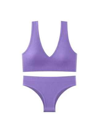 Фото YADAILI Комплект топ трусики Yadali 8879 (18712) – Топ + труси, колір <color>, ціна 151.20<currency>