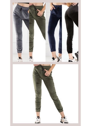 Фото D&A Жіночі штани велюр D&A KHW 032 (9121) – Велюрові комплекти, штани, колір <color>, ціна 243.21<currency>