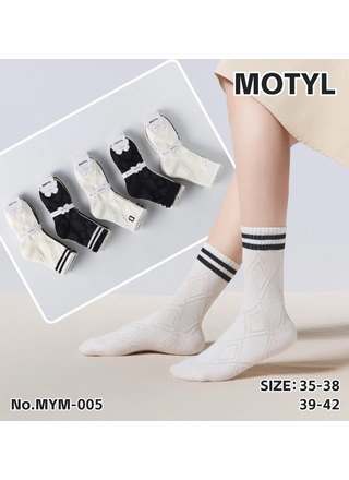 Фото MOTYL Носки женские MOTYL MYM-005 (22534) – Весна-осень, цвет <color>, цена 27.17<currency>