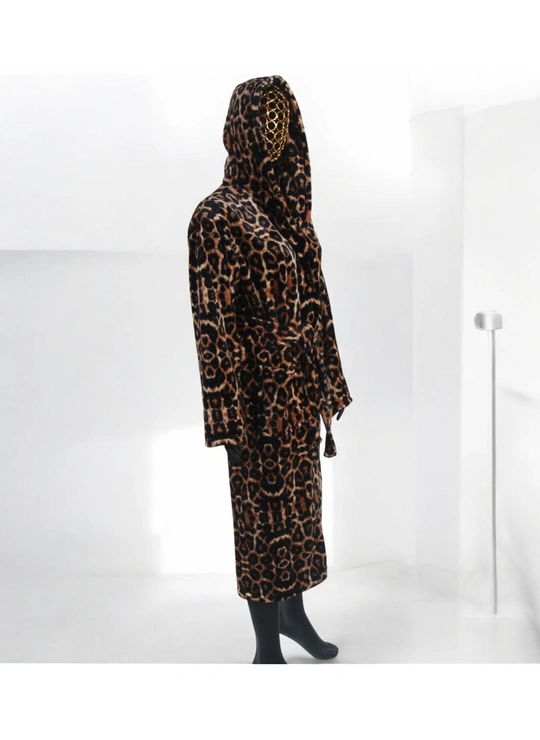 ХалатыХалат женский махровый (батал) 9906 - женское белье оптом в Dolche Noche