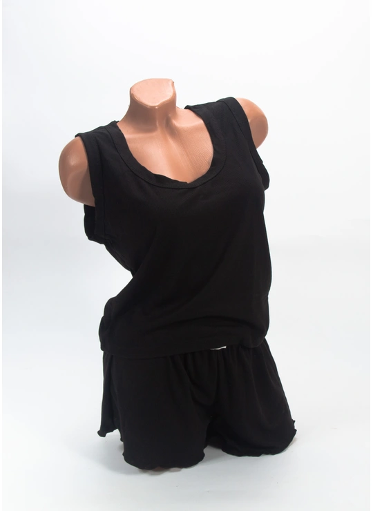 ПижамыКороткие шорты Mother shorts rib TsaTsa 4044 - женское белье оптом в Dolche Noche