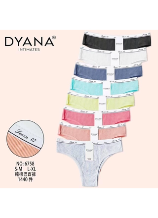 Фото Dyana Труси жіночі DYANA 6758 10C (23046) – Бразиліани, колір <color>, ціна 41.30<currency>