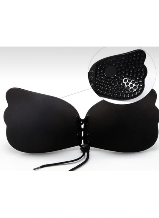 Невидимки Бюстгальтер невидимка (Чорний) 8005 Чорний - жіноча білизна оптом у Dolche Noche