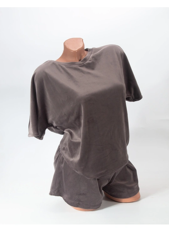 Піжами Домашній костюм жіночий (шорти + футболка) 4020 - жіноча білизна оптом у Dolche Noche