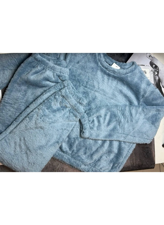 ПижамыПижама женская плюш ЦАЦА 4031 - женское белье оптом в Dolche Noche