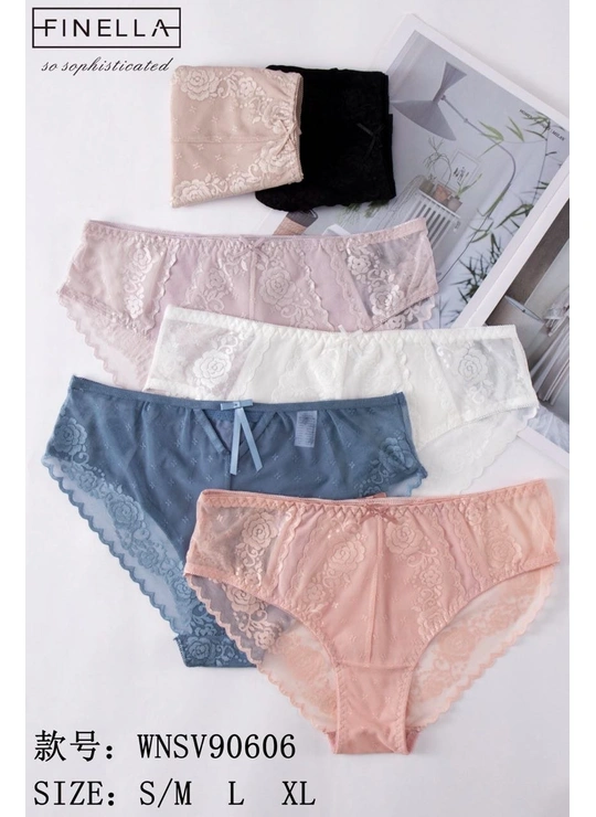 НормаЖіночі труси FINELLA 90606  10с Різні кольори - женское белье оптом в Dolche Noche