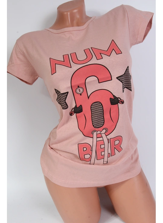 Футболки1003 Женская футболка NUM Турция - женское белье оптом в Dolche Noche