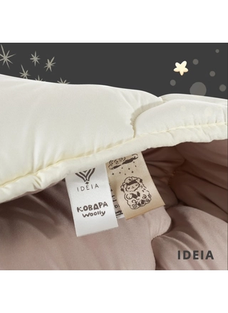 Фото IDEIA Ковдра 140*210 WOOLLY вовняна (щіл 400) ТМ Ідея Бежевий (24488) – Одеяла, цвет <color>, цена 1044.98<currency>