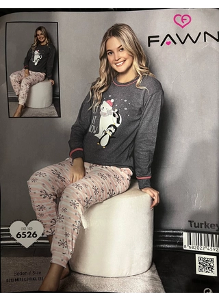 Фото Rinda Женская пижама FAWN 6526 (14655) – Пижамы, цвет <color>, цена 510.73<currency>