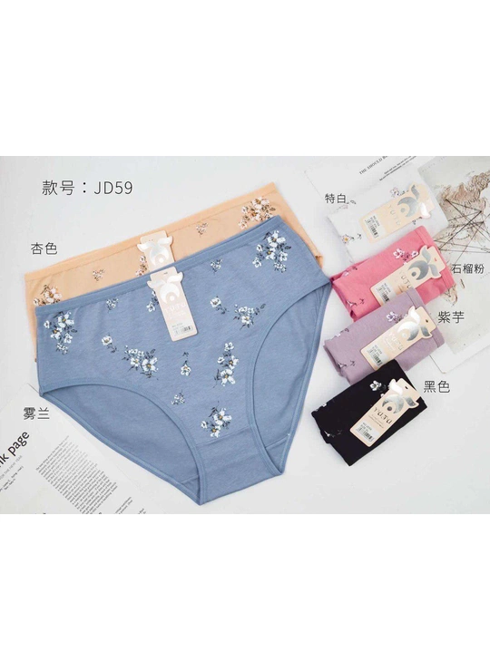 Батальні розміри Труси жіночі YUTU JD59 12в - жіноча білизна оптом у Dolche Noche