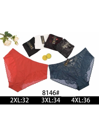 Фото NADIZI Трусы женские NADIZI 8146 8c Разные цвета (23183) – Батальные размеры, цвет <color>, цена 91.76<currency>