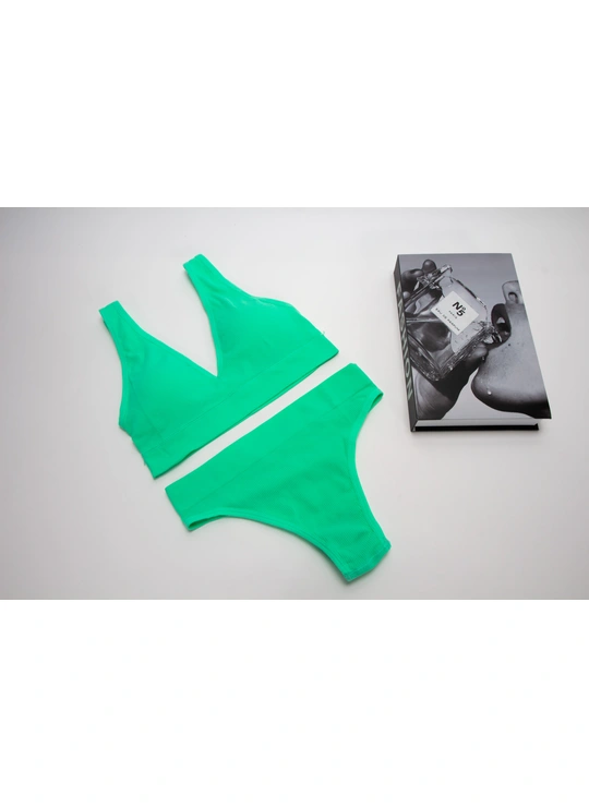 Топ + трусыКомплект топ трусики Yadali 8879 - женское белье оптом в Dolche Noche