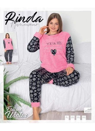 Фото Rinda Пижама женская теплая Rinda 4582 (15123) – Пижамы, цвет <color>, цена 558.03<currency>