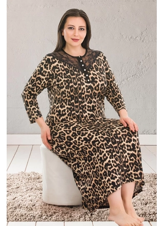 Фото LADY Платье больших размеров LADY 7244 (20394) – Ночные рубашки, цвет <color>, цена 546.42<currency>