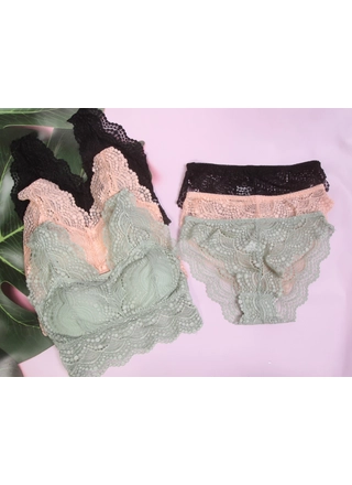 Фото Без Бренда Комплект топ трусики 2033 (10654) – Топы, майки, цвет <color>, цена 131.26<currency>