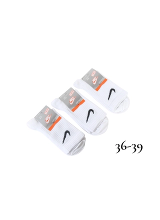 Фото Без Бренда Шкарпетки високі Nike розмір 36-39, 798 Білий (23385) – Весна-осень, цвет <color>, цена 19.04<currency>