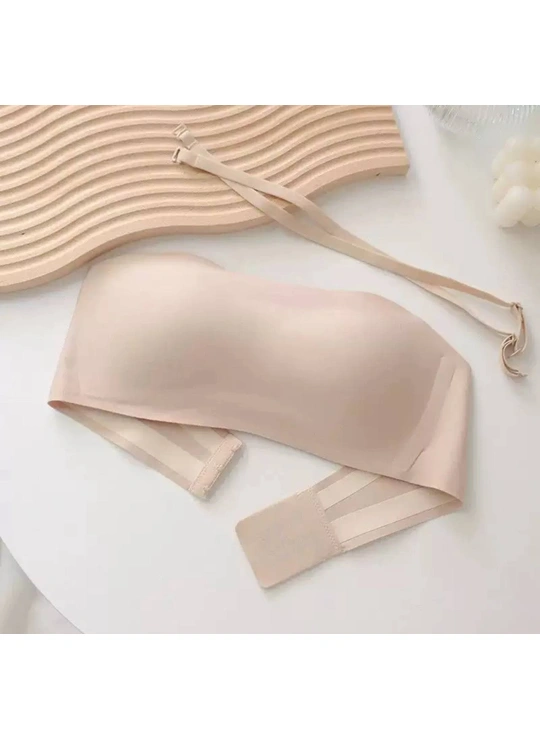 Невидимки Безшовний бюстгальтер B036#B Бежевий - жіноча білизна оптом у Dolche Noche