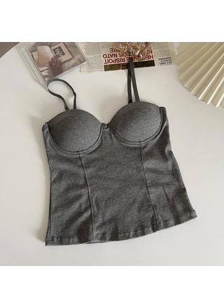 Фото Без Бренда Топик хлопковый 2705  12,4 (13301) – Топы, майки, цвет <color>, цена 160.02<currency>