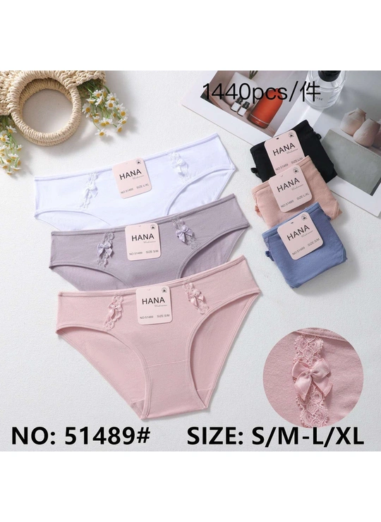 НормаЖіночі труси HANA 51489 4а - женское белье оптом в Dolche Noche