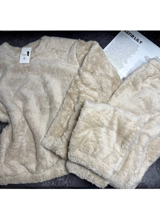 Фото ЦаЦа Пижама женская плюш ЦАЦА 4031 (18054) – Пижамы, цвет <color>, цена 447.72<currency>