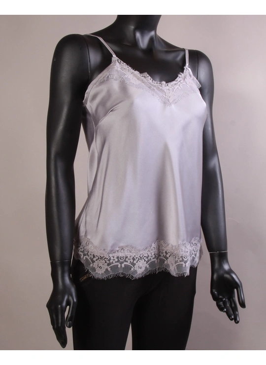 МатериМайка атласс кружевом MODA 0001 - женское белье оптом в Dolche Noche