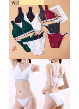 Фото YADAILI Комплект Топик-трусики Yadali 197 14,4 Різні кольори (17625) – Топ + труси, колір <color>, ціна 142.79<currency>