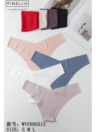 Фото FINELLA Трусики FINELLA 90313 1с Різні кольори (21193) – Безшовні трусики, колір <color>, ціна 46.05<currency>