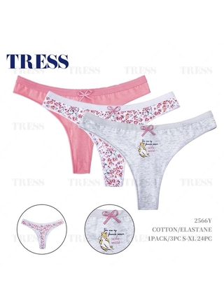 Фото TRESS Жіночі труси TRESS 2566 13с (19266) – Стрінги, колір <color>, ціна 29.46<currency>