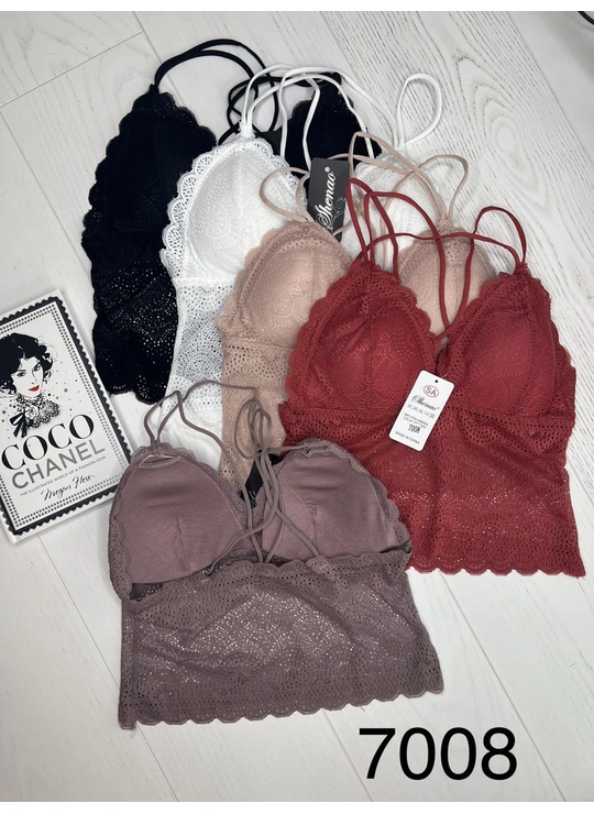 Топи, майки 7008 Топ Мереживо Shenao - жіноча білизна оптом у Dolche Noche