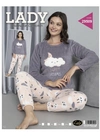 ПижамыЖенская пижама Lady 29509 - женское белье оптом в Dolche Noche