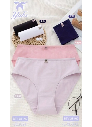 Фото Yutu Труси жіночі YUTU JD202  8д (22688) – Батальні розміри, колір <color>, ціна 44.11<currency>