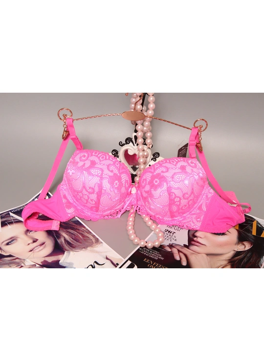 З пуш-ап 712 Бюстгальтер *С* YYG Рожевий - жіноча білизна оптом у Dolche Noche