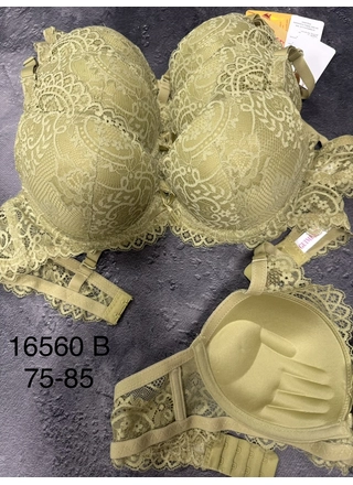 Фото GUIMEIQI Бюстгальтер С GUIMEIQI 16560  16.3 Оливковый (13611) – Чашка B, цвет <color>, цена 200.28<currency>
