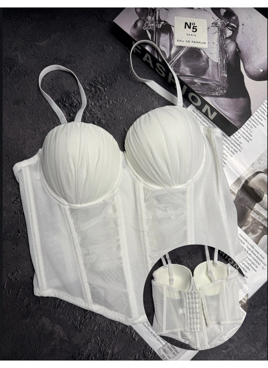 Корсети Корсет жіночий 1090 Білий - жіноча білизна оптом у Dolche Noche