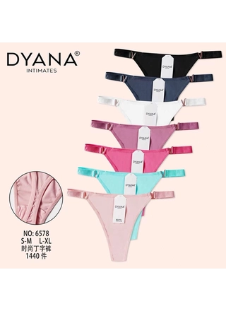 Фото Dyana Труси жіночі Dyana Intimates 6578 6а (22012) – Стринги, цвет <color>, цена 39.93<currency>